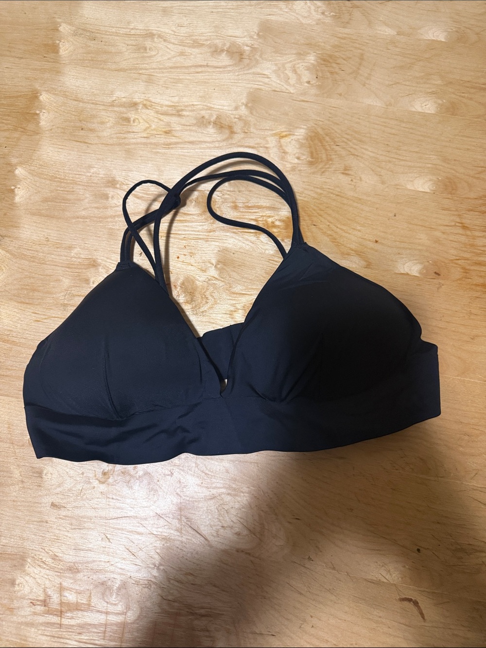 Nicole Miller Black Strappy Bralette